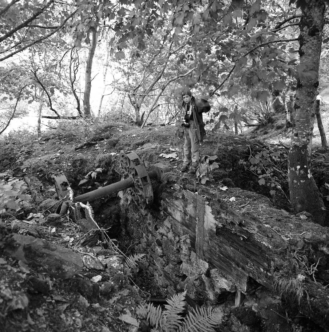 Bronfloyd Mine wheelpit 1985, submitted by Dickie Bird on 14-03-2026.
© Richard Bird Bronfloyd Mine wheelpit 1985